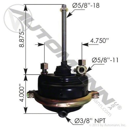 Automann Chamber Assembly - Service Brake 179.SC24